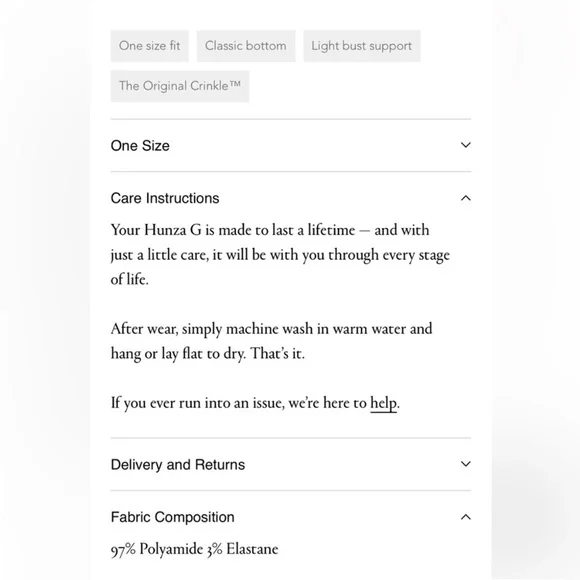 NWT 💟 Hunza G Pamela Bathing suit in lilac - Picture 8 of 15